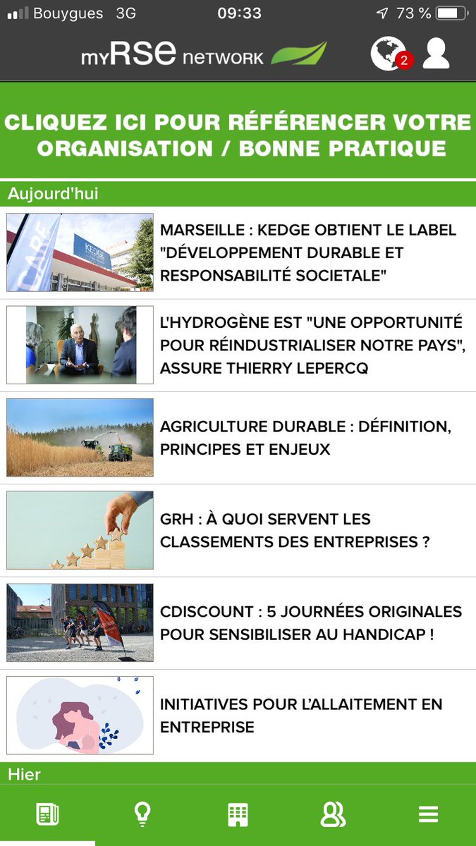 myRSE_Network's tweet image. Belle journée pour s'informer sur l'agriculture durable, les moyens pour industrialiser l'hydrogène vert, les labels GRH pour attirer et fidéliser vos collaborateurs, un zoom maternité pour allaiter en travaillant, de bonnes handi chez CDiscount, et Kedge qui passe au durable !