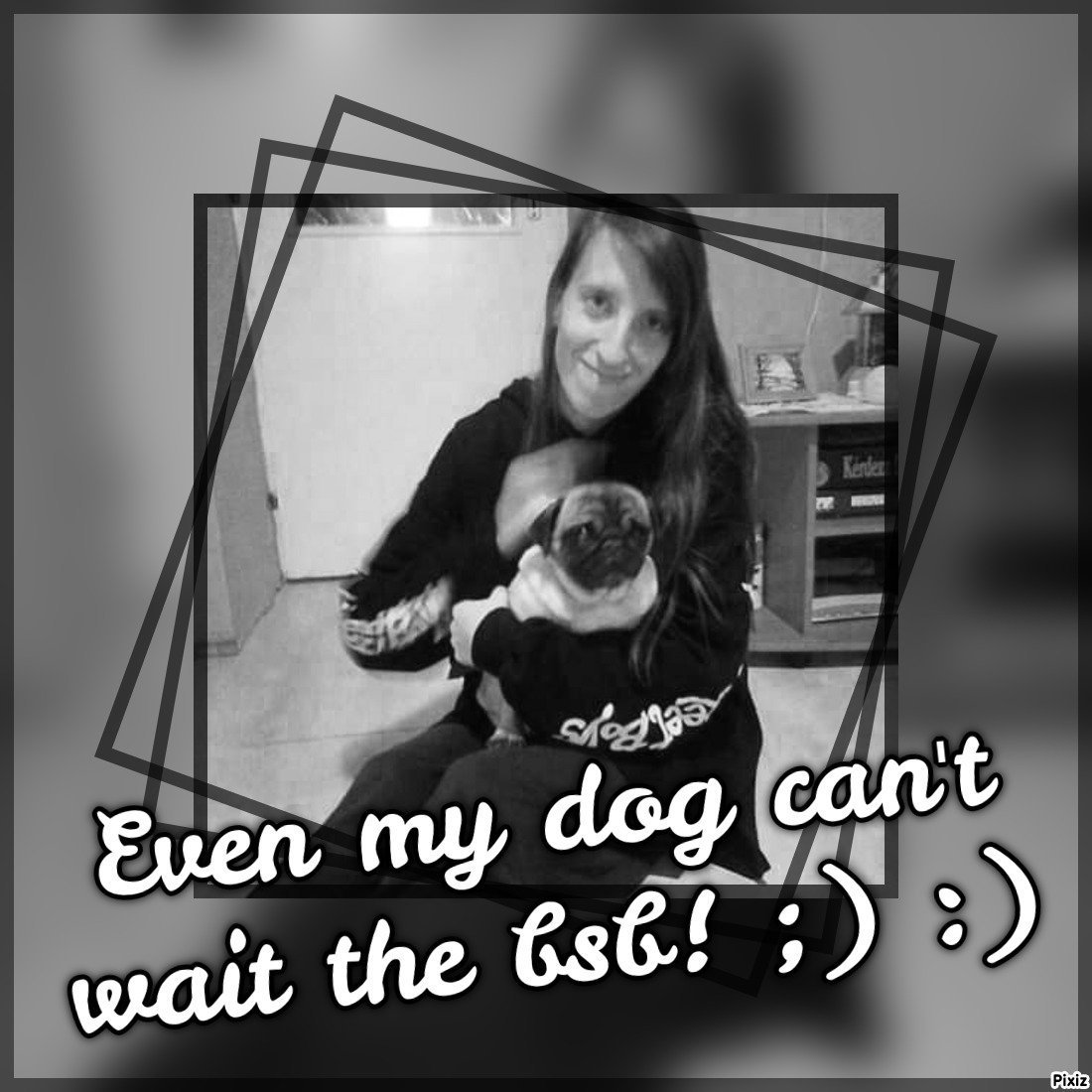 EnikoSasi's tweet photo. My dog ​​and I expected this to be the June concert, which has unfortunately gone away since then... I hope see you next year! I 💙 Brian, I ❤ you guys! Miss u! Love from Hungary! @brian_littrell @kevinrichardson @aj_mclean @nickcarter @howied @backstreetboys https://t.co/snqdlMR8wK