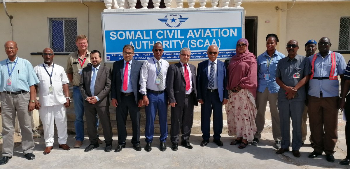 acao1996's tweet photo. A joint team of the #ACAO and the Qatar Civil Aviation Authority (#QCAA) conducted a #security and #safety_audit of the #civil_aviation system of the Federal Republic of Somalia from July 1 to 5, 2019.
details at : https://t.co/5cAhQl5i7g or https://t.co/fMzB5b0uSx https://t.co/ch0KocqPwc