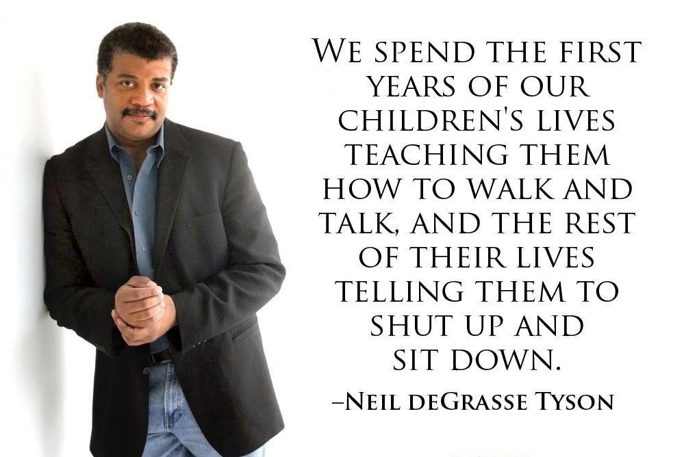 ZenGreenStage's tweet photo. #ThoughtfulThursday! Awesome quote that encompasses our modern culture. Have we stopped encouraging people to ask questions and explore the world we inhabit? Let’s question the way we’ve learnt things and challenge the model way something is done. #AskTheWhy #PlayLearnPerform https://t.co/tcZfyVsJYm