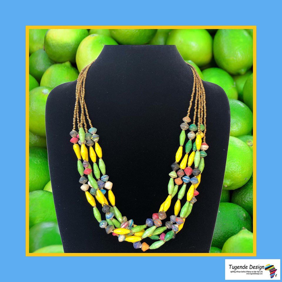 New design in bright, sunny summer colors 🌞Now available on @amazon - search 'Tugende Design'
#colorfuljewelry #chunkyjewelry #uniquejewelry #beadedjewelry #paperbeadjewelry