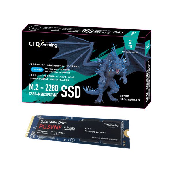 pc_koubou_web's tweet photo. 次世代コントローラとフラッシュメモリを搭載！ヒートシンクレスモデル M.2 SSD「CFD PG3VNF」2種類が新発売！｜パソコン工房
 #SSD #CFD販売 #M.2 #NVMe #PG3VNF #PCIExpress #Gen4x4 #CFDSelection #CFDGaming
 https://t.co/A0fOSOTSNL https://t.co/yg28QNYLfC