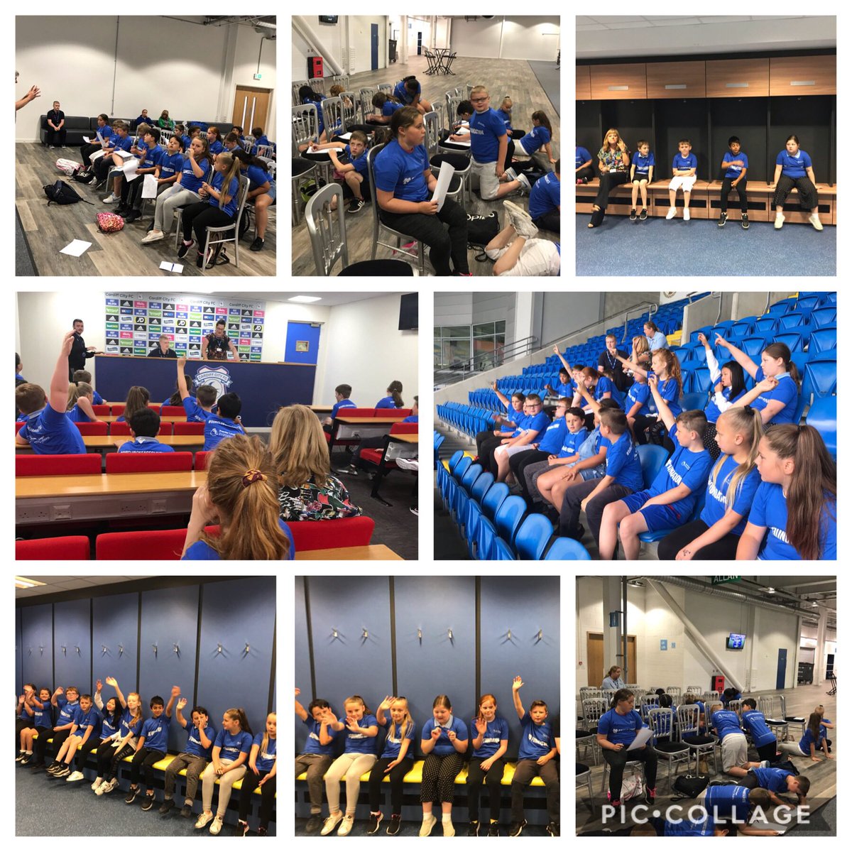 SchoolTrelai's tweet photo. On Monday Robin went to Cardiff City FC for a literacy workshop and a tour. We had an amazing time! #CCFC_Foundation https://t.co/GuWsqd85wX