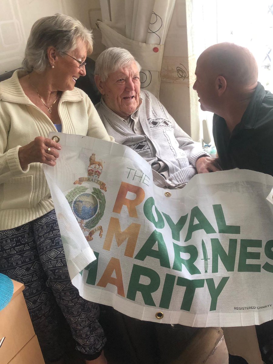 Welcome to the oldest newest member of RMA - The Royal Marines Charity. 94-year-old WW2 Royal Marine Donald Young and his wife Janet. They live in the southern area of Birmingham and due to illness Donald does not get out much and is feeling isolated.