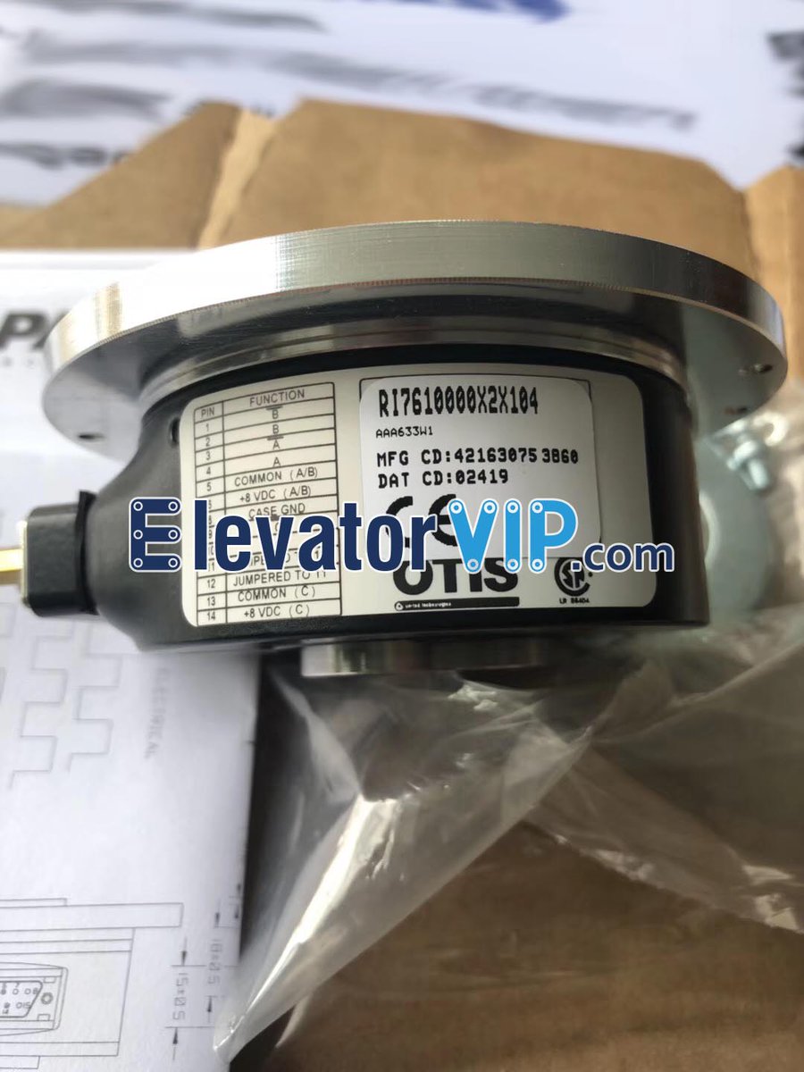 elevatorpartvip's tweet photo. Elevator Rotary Encoder RI760000XZX104 AAA633W1, OTIS Traction Machine Rotary Encoder
#ElevatorRotaryEncoder #AAA633W1 #RI760000XZX104  #TractionMachineRotaryEncoder https://t.co/JRYoM58Fos