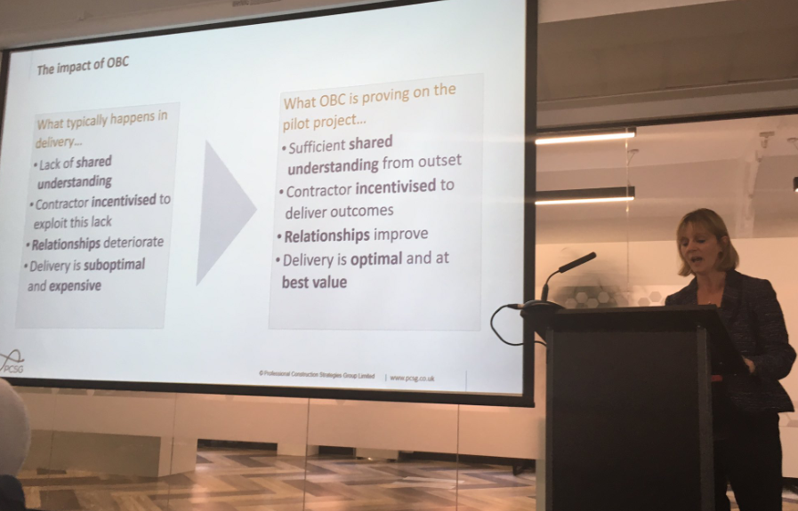 The <a href="/SellafieldLtd/">Sellafield Ltd</a> innovative Outcome Based Contracting (OBC) approach - why it works <a href="/KatherineBew/">Katherine Bew</a> <a href="/gmchamber/">GM Chamber</a> #GMConstruct2019