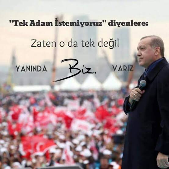 Asla yalnız yürümeyeceksin... #YalnızDeğilsinErdoğan