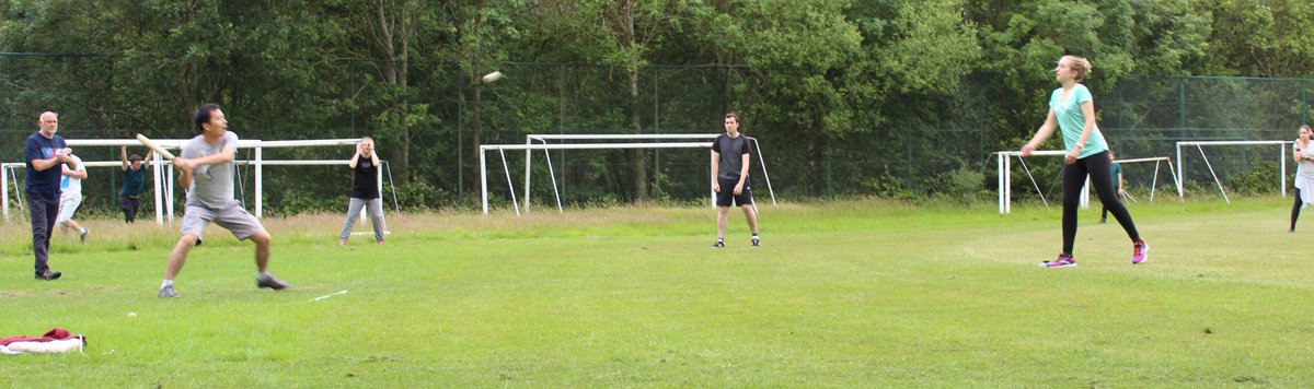 STREAMstreamer's tweet photo. The annual STREAM #rounders competition has taken place, an exciting game with nose bleeds, flying bats and an amazing throw which almost knocked @darylvandam out! Many #congratulations to the #winners Cohort VII (with the help of Cohorts XIII and X) 😉 https://t.co/9MpEAEAtU5