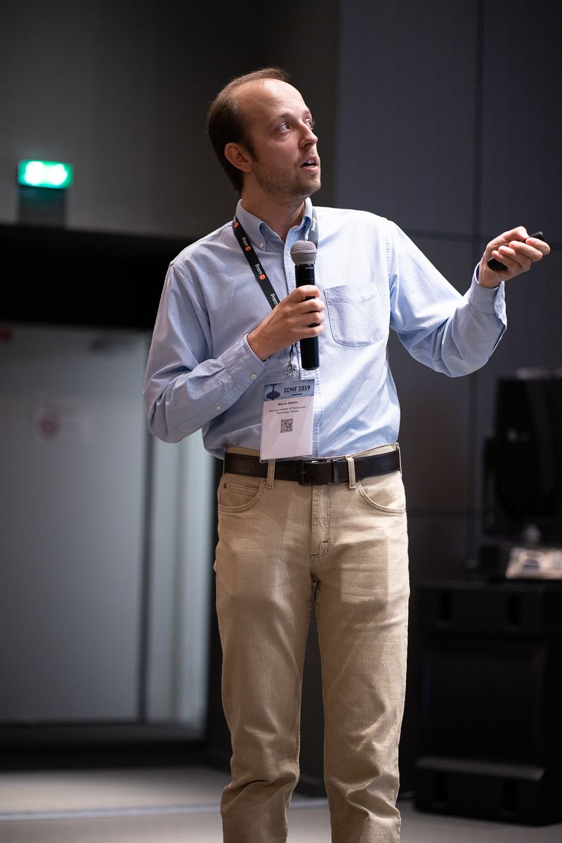 ICMF_Conference's tweet photo. What a pleasure to listen to Dr. Maxim Nikitin from @phystech_en . Our 4th day at #ICMF2019 Conference starts with Biocomputing agents based on magnetic nanoparticles for biosensing and theranostics. The day promises to be really interesting !! https://t.co/867PgNcNFl