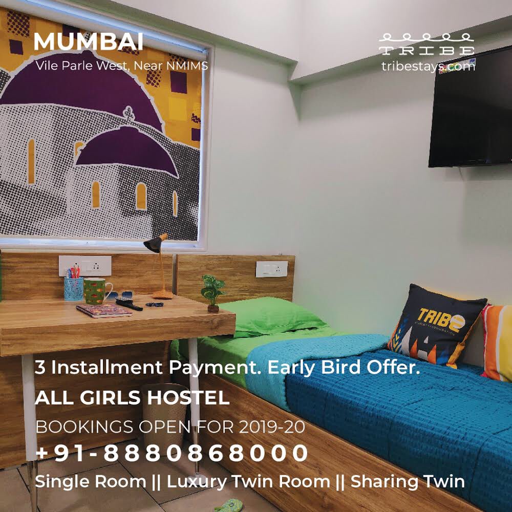 SC_NMIMS's tweet photo. BOOKINGS AT #INDIAS FIRST #MODERN AND #LUXURIOUS #studentaccommodation ARE NOW OPEN! Only 5 minutes away from NMIMS. Visit https://t.co/cGDR3n03c9 for more information #GIRLSONLY https://t.co/1gtYHelvSk