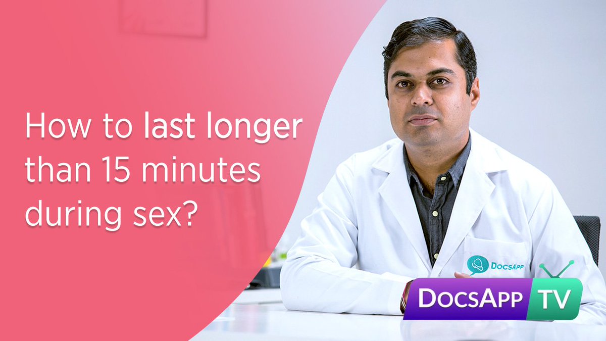 DocsApp_in's tweet photo. How to last longer than 15 minutes during sex?
Dr. Vikas shares some interesting tips on how to last longer in bed in this video. Click to watch now.
https://t.co/v1xOC4H0Vh
#AsktheDoctor #DocsAppDoctor #DocsAppTv #Sexologist #LowSexDrive https://t.co/mgD8cgdEIl