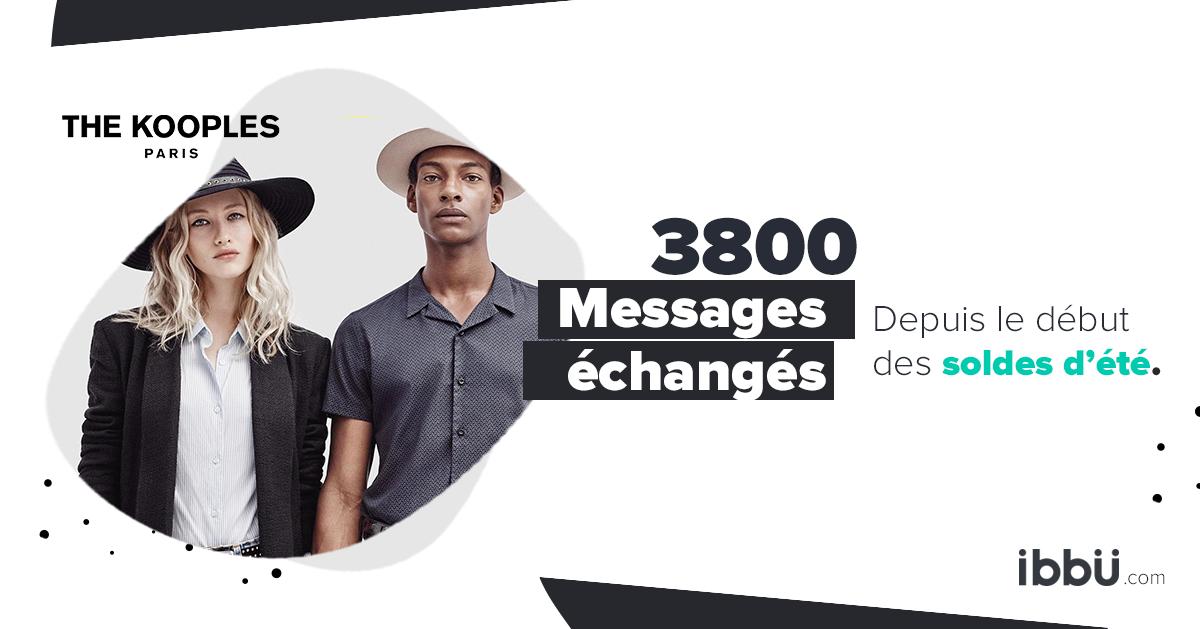Ça vous dit un personal shopper ? Chez <a href="/The_Kooples/">ؘ</a>, les #soldes sont menés tambour battant. Déjà 3800 messages échangés entre experts #ibbü et les visiteurs venus faire leurs emplettes.  🛍️🛒
ibbü c'est quoi ? 👉 bit.ly/2S8G1A3