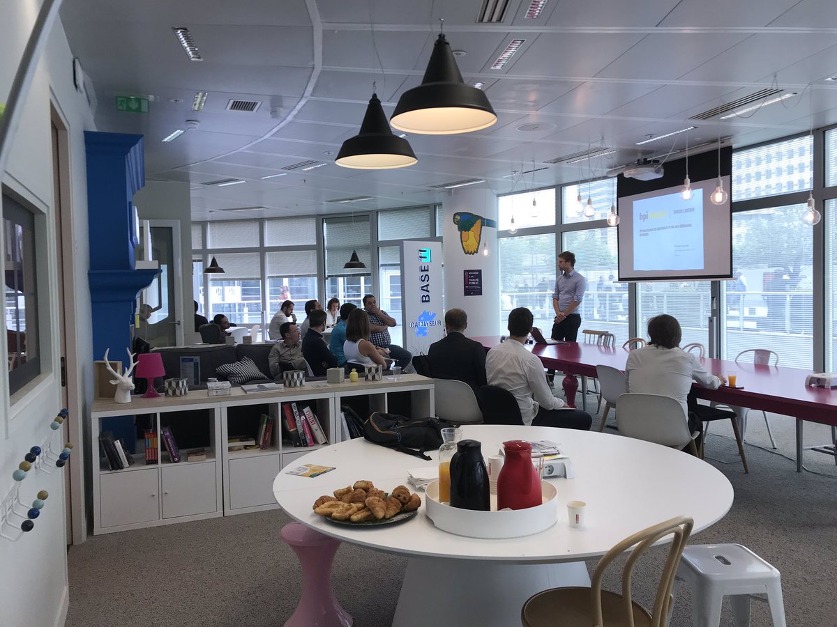 CatalyseurPOLD's tweet image. La @Bpifrance est présent ce matin à la #Base11 du @CatalyseurPOLD pour présenter ses dispositifs de financement aux entrepreneurs. @ben_HGT 💸☕️