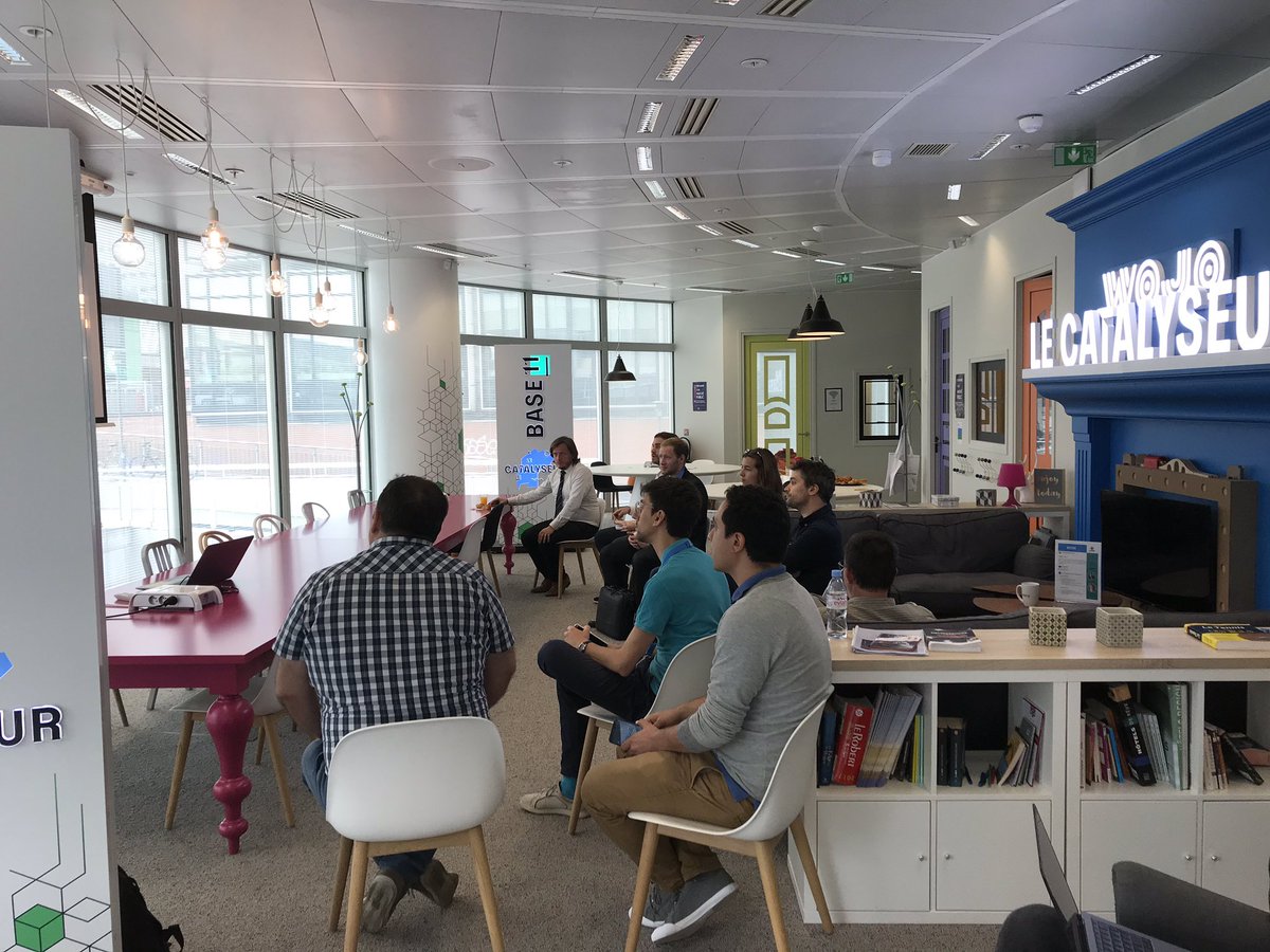 CatalyseurPOLD's tweet image. La @Bpifrance est présent ce matin à la #Base11 du @CatalyseurPOLD pour présenter ses dispositifs de financement aux entrepreneurs. @ben_HGT 💸☕️