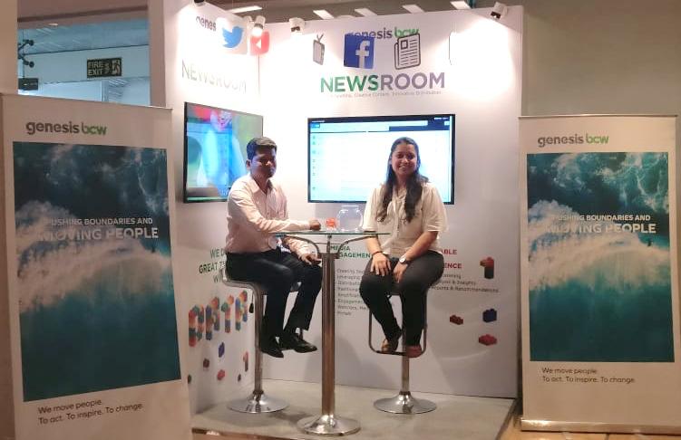 BursonIndia's tweet photo. Day two at #stratcommindia, our data experts are all set to share the great things Live! Newsroom can deliver to help brands communicate more effectively with their stakeholders #ThursdayMotivation https://t.co/3pbkUBJnAk