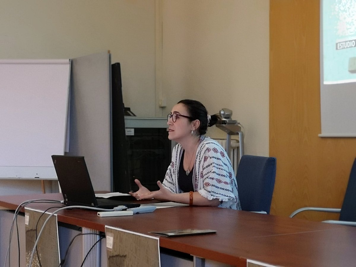 epihum's tweet photo. Excelentes intervenciones en la sesión de mañana de la segunda jornada del coloquio#EPIHUM de Manuela Dias (ULisboa), Antonio Castillo @grafosfera @UAHes, Ana Mª Sánchez Tarrío (ULisboa) y Alejandra Guzmán (UB) #epigrafia #epigraphy https://t.co/krNQd4UYyW