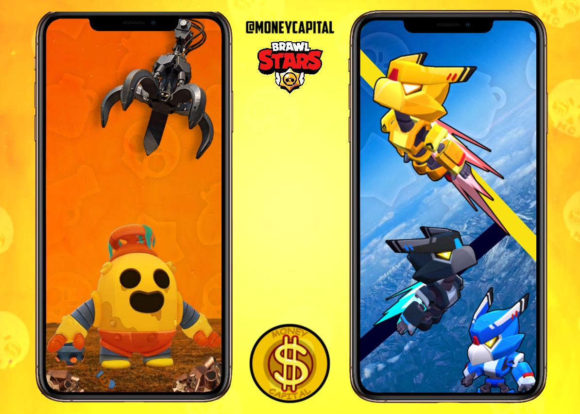 MoneyCapital_MC's tweet photo. I made 2 new Brawlstars phone backgrounds!! for all of you if you would like one then u have to 
- Tag 2 friends who do need this background
- Re- tweet and like this post
- Send me a DM!! with which one u do u want! :)
' Support is more than welcome!!
#Brawlstars https://t.co/WWtNvTd1Fi