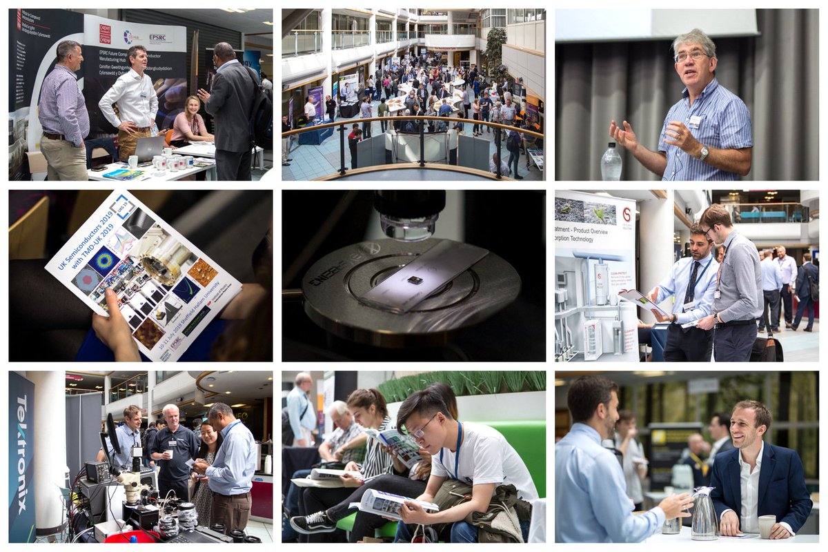 #UKS19 <a href="/sheffielduni/">The University of Sheffield</a> the place to be for semiconductor people. Looking forward to covering the second day.