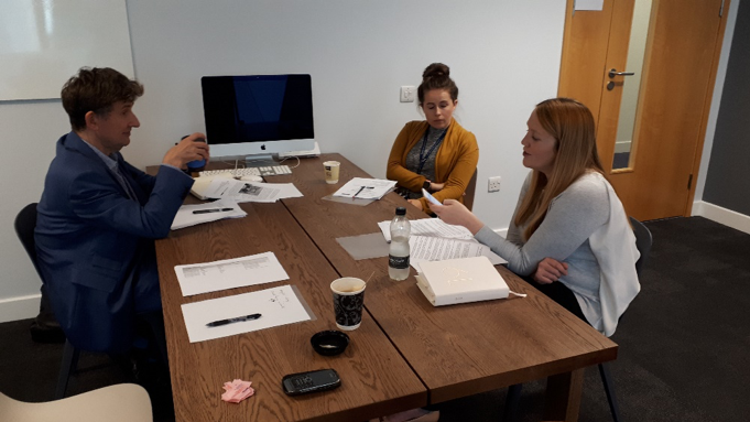 jointmic's tweet photo. The preparations for the first semester 2019/20 are under way: MIC students will do an exciting communication project with IKEA in the first trimester of their studies. Helen Denton - Marketing Manager IKEA Yorkshire - discussed the brief with MIC tutors today 
#unimasterMIC https://t.co/3CW30SM2zN
