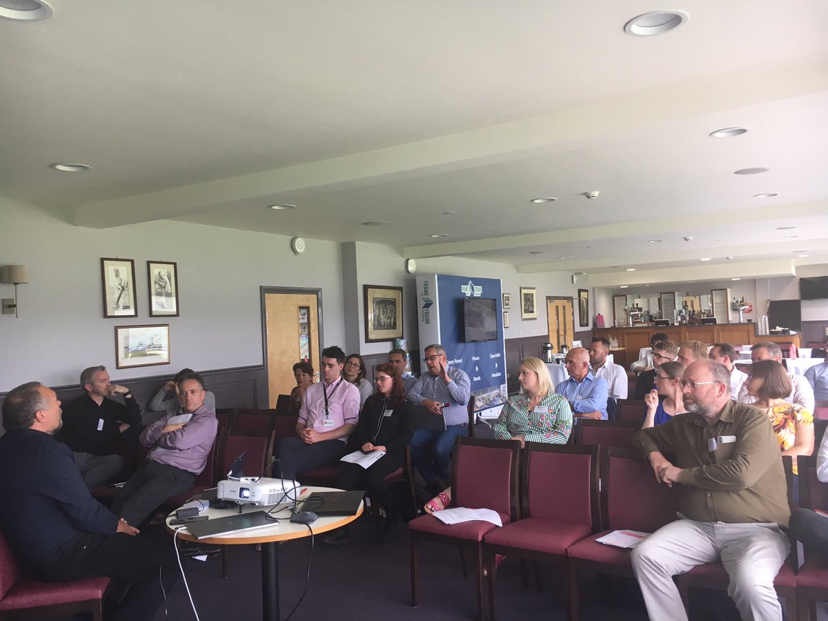 CESWDigiOffsite's tweet image. Bill Dunster @zedfactory says he believes in the biggest challenge to the future of UK construction is cultural - fear of change - and that grassroots, personal change is necessary (as through #extinctionrebellion...) #CESWSmartCon