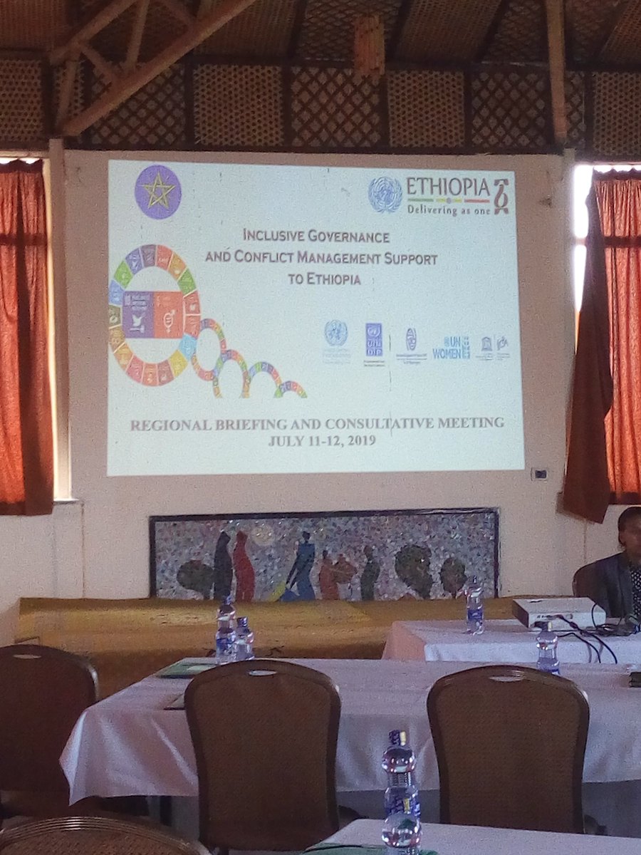 PbfProject's tweet image. #HappeningNow : Regional Briefing and Consultative Meeting for Inclusive Governance and Conflict Management Support to #Ethiopia Project with  representatives of Oromia, SNNPR and Ministry of Peace peace building actors.