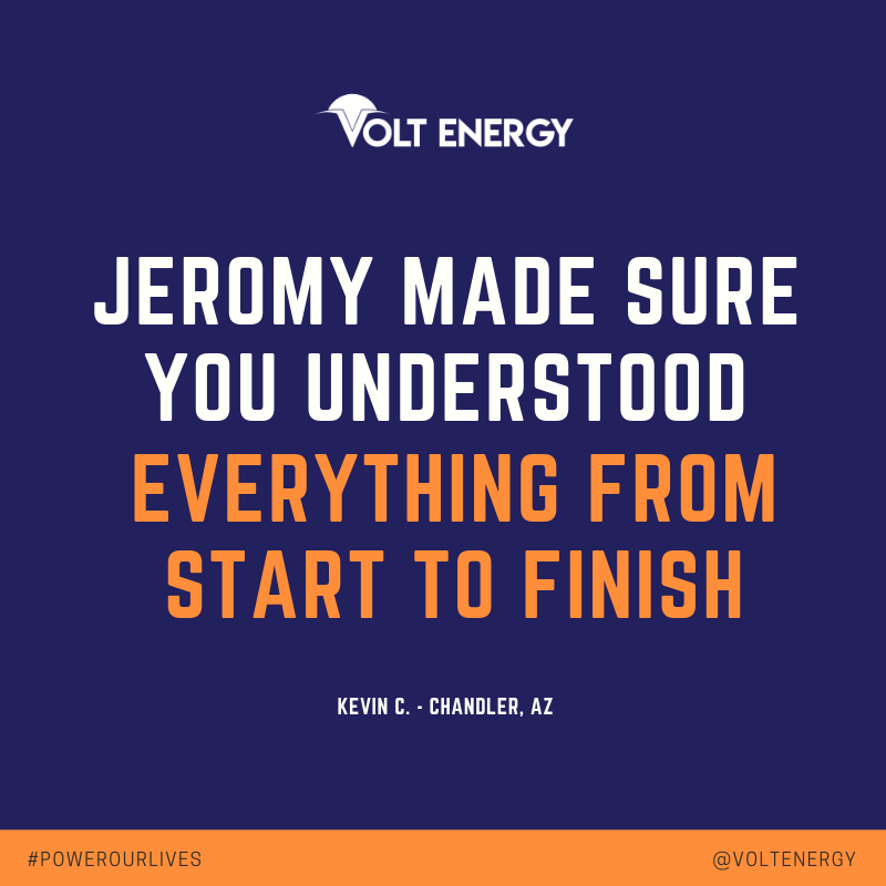 VoltEnergySolar's tweet photo. Something that's sets us apart from the rest is education. 

We educate our all of our customers to make certain you understand how this special SRP solar program works. 

It's truly a magical program, especially when you understand it!

Text or call us for a quote.
480.530.VOLT https://t.co/NcgBb17Kyi