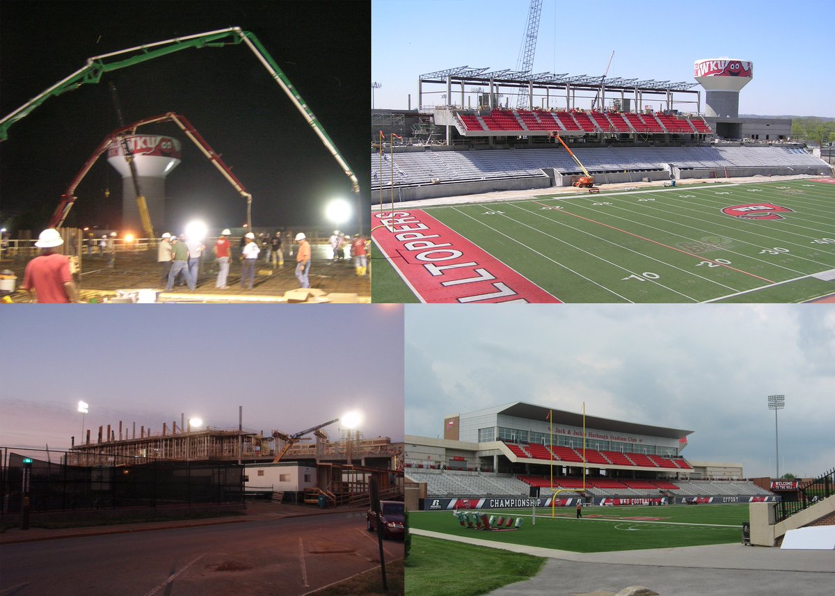 DDSENGINEERING's tweet photo. Hard to believe it's been almost 15 yrs since we started working on the Houchens Industries - L.T. Smith Stadium at WKU! DDS provided the surveying, civil &amp; geoengineering, construction material testing, and special inspections for this incredible addition to Campus!#TBT #GoTops https://t.co/HAM7HQzXXr