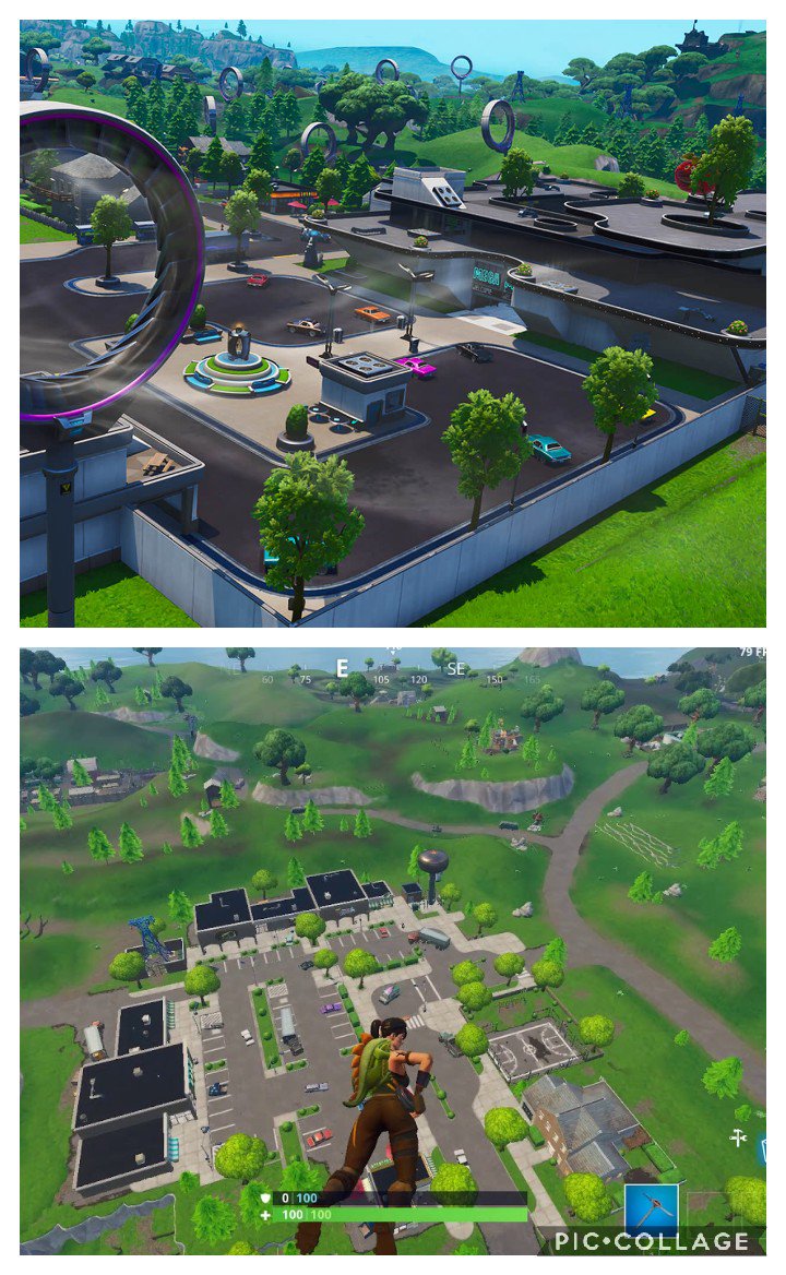 FortniteClub14's tweet photo. Old vs new retail #Fortnite #megamall #ogs https://t.co/SAm02fwhvm