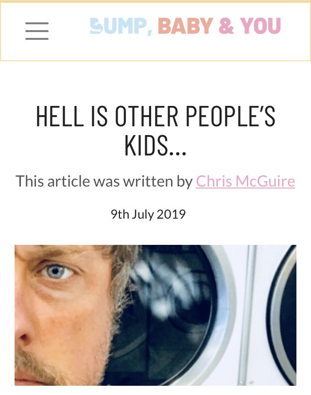 Outofdepth_dad's tweet image. Great to be a featured blogger on @BumpBabyYou this week. 
bumpbabyandyou.co.uk/2019/07/hell-i…
Have a read. 
#DadBlog #Blogger #Fatherhood #Dadlife