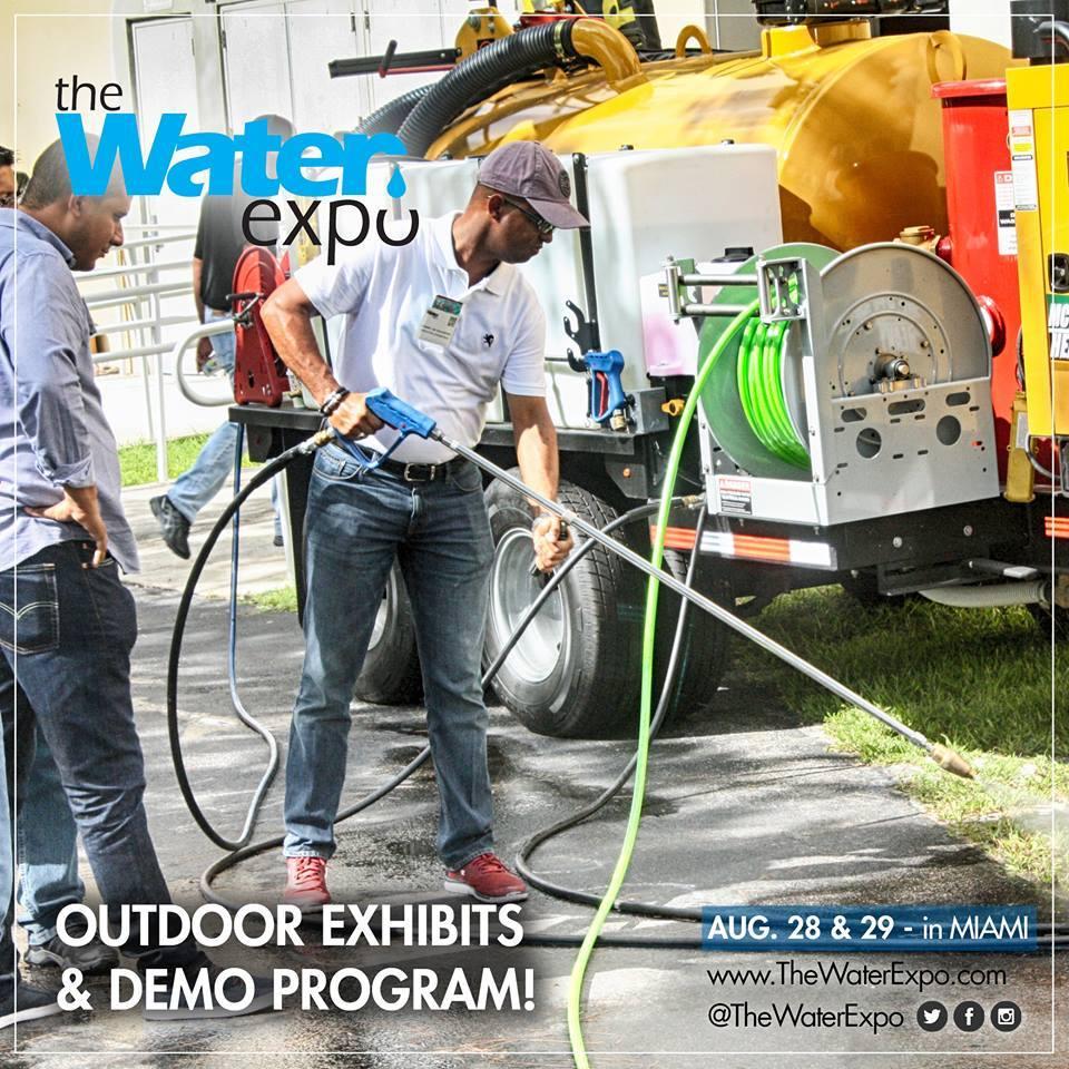 TheWaterExpo's tweet photo. Did you know #TheWaterExpo will be having a completely revamped Outdoor Exhibits and Demo program for 2019? 

#wastewater #equipment #vacuumtruck #vactruck #hydroexcavation #hydrovac #municipalities #miami #florida #sewer #sewerinfrastructure #pipelinerehab #nozzles #jetter https://t.co/jPuwWs9fLx