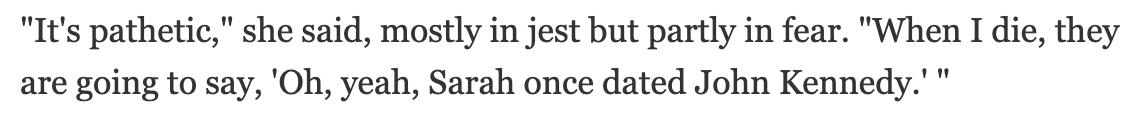 SimEldem's tweet photo. Sarah Jessica Parker in a 1992 New York Times article entitled "Bimbo? Sarah Jessica Parker Begs to Differ" https://t.co/e8c00f2Ozy