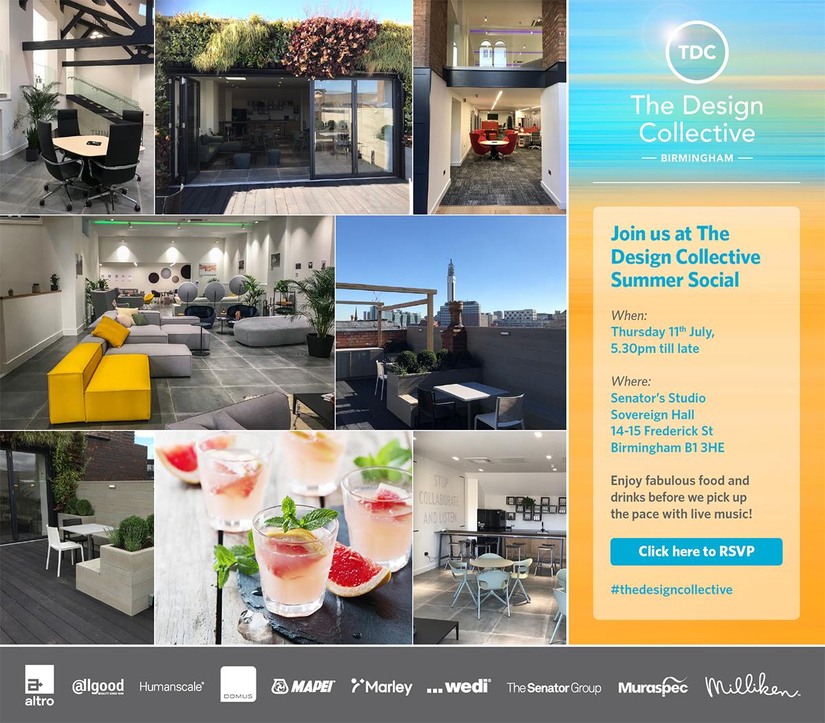 Allgood_ltd's tweet photo. There's still time to register for @TheDesignColl's Summer Social tonight!
#thedesigncollective #Birmingham #summerparty #architects #interiordesigners #allgood
https://t.co/c6ckEL1Dvr https://t.co/7HR1iUln9d