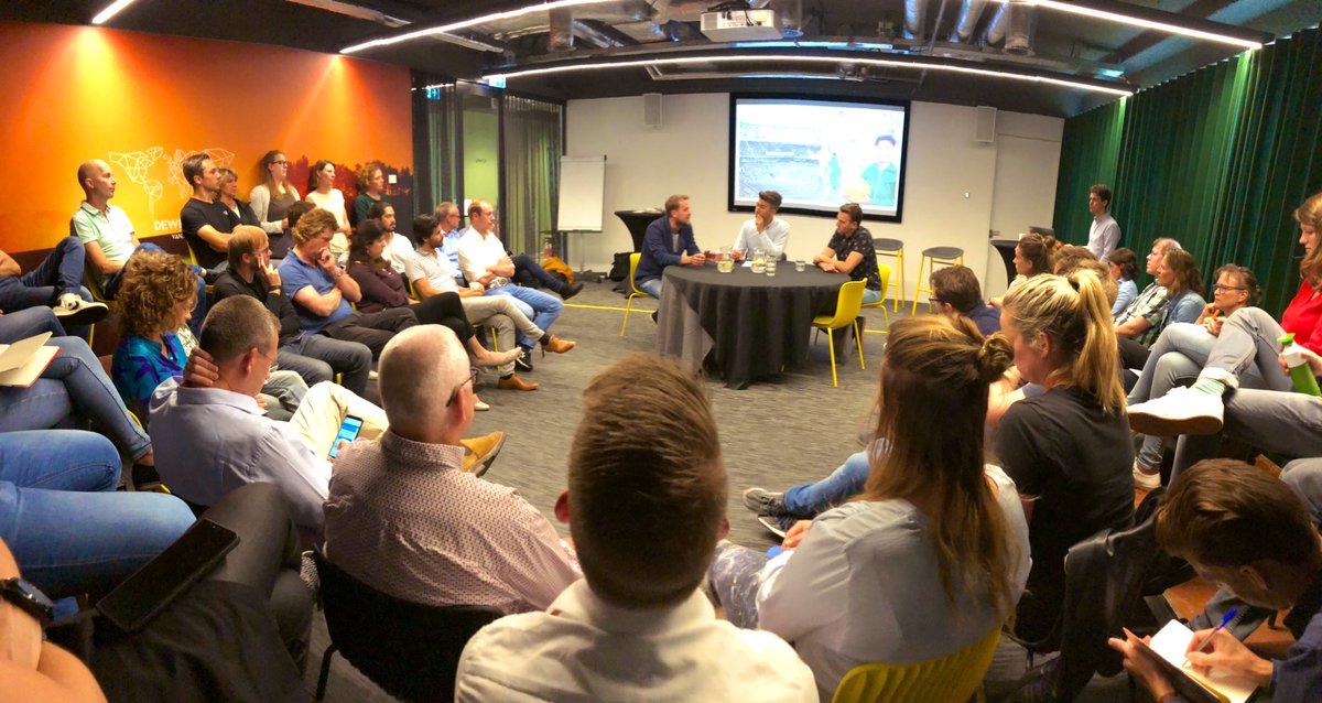 Vandaag met een groep professionals de maatschappelijke impact van sportevenementen besproken. 

🗣Duurzaamheid: “Wees niet belerend maar inspireer mensen om CO2 neutraal te denken!” #dwdd #sx #sxbondgenoten #deweereltvansport