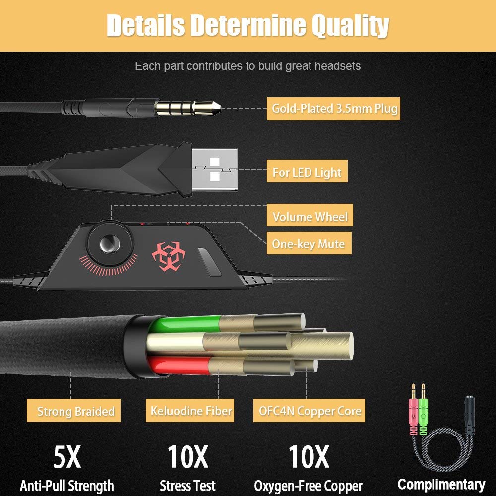 shopfly_com's tweet photo. 🎧#BENGOO V-4 Gaming Headset for Xbox One, PS4, PC, Controller, Noise Cancelling Over-Ear Headphones Mic, LED Light Bass Surround Soft Memory Earmuffs 

✅ Sold By Amazon
💵 Price: $17.49 
🛒https://t.co/OEugGbYL30  If, you want to buy the product, click the link. Thanks for you. https://t.co/g2ZoVYA7Ty