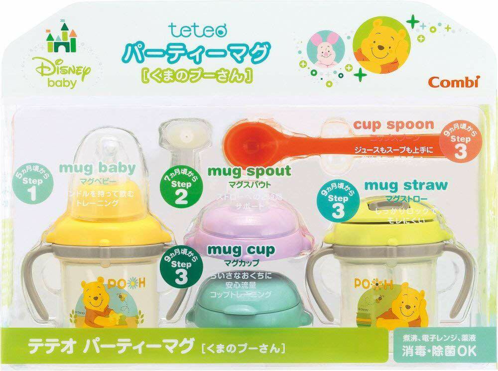 4. Mug cup babyBila baby makin besar, kita kena ajar baby minum dr puting->spout->cup->straw. I recommend sgt mug cup dr Combi ni sbb dia ada step ikut umur & kalau parts dia rosak/hilang boleh beli parts baru utk ganti dkt kedai 