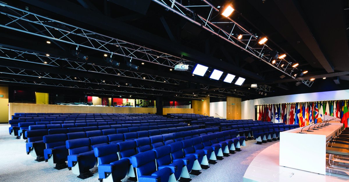 Impressive #auditorium and #events facility for an International Bank in the City of #London. To find out how #wecandeliver for you visit our website intparagon.com
