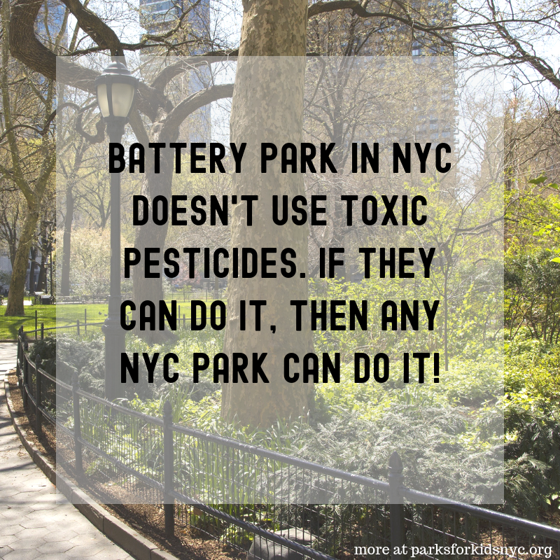 ParksForKidsNYC's tweet photo. #Pesticide-free parks are possible in #NYC, and they are beautiful. They also come worry-free and #risk-free! #batterypark #SafeParksNYC https://t.co/qYVccOK3qs
