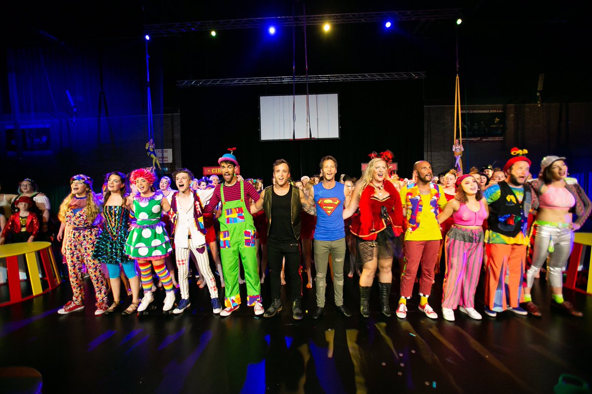 Jenanne_Redman's tweet photo. Cant believe it’s nearly two weeks ago now... #familyGodspell @GodspellC Missing the wonderful cast and production team. @DaysonPeter  @Nickyfar @ChesneyHawkes @KatieAllgood @DannyRogers9 https://t.co/gOYpYZaWgq