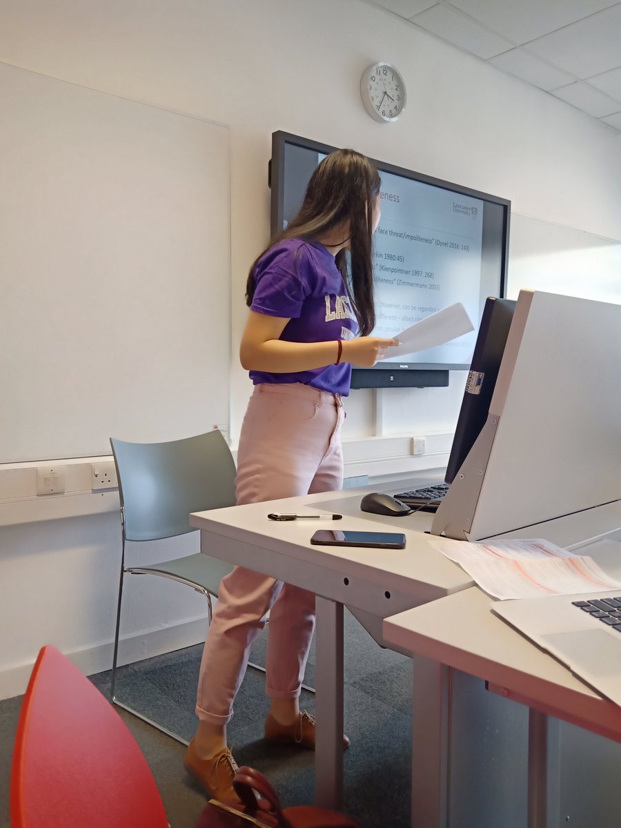 pg_2019's tweet photo. Let's welcome Shengnan Liu's sharing on the topic: Evaluation of Mock Impoliteness in a Chinese Online Talk Show @pg_2019  @LancasterUni https://t.co/fJHsDSl8TU