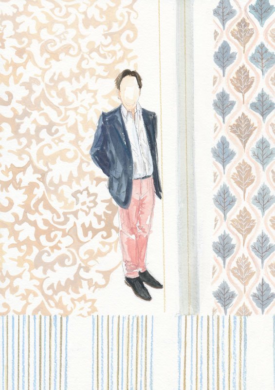 liveeventart's tweet photo. Really enjoyed @GilesKime in conversation with @Nina_Campbell last Monday. So much so, I felt inspired to create this portrait incorporating some of Nina's wallpapers. Giles, let me know where you would like me to post the artwork to!
#patterns #wallpaper #interiordesign https://t.co/s10ak86RqZ