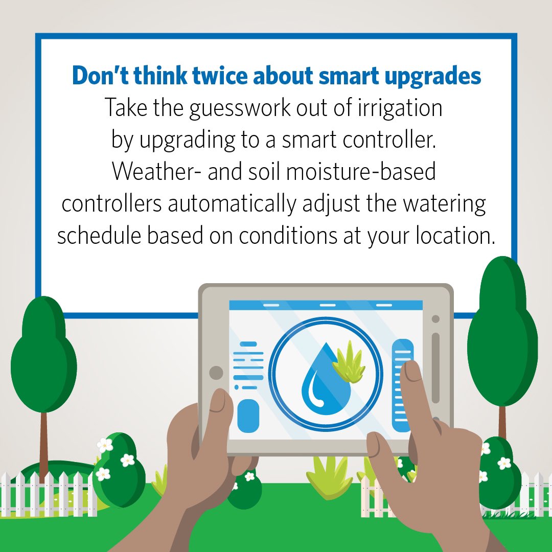 SCgreenindustry's tweet photo. July is Smart Irrigation Month! Check out these six tips from the Irrigation Association! 🌱

#SmartIrrigationMonth #SCGIA #GoGreen #SCGreen https://t.co/g5yMFjMRaa