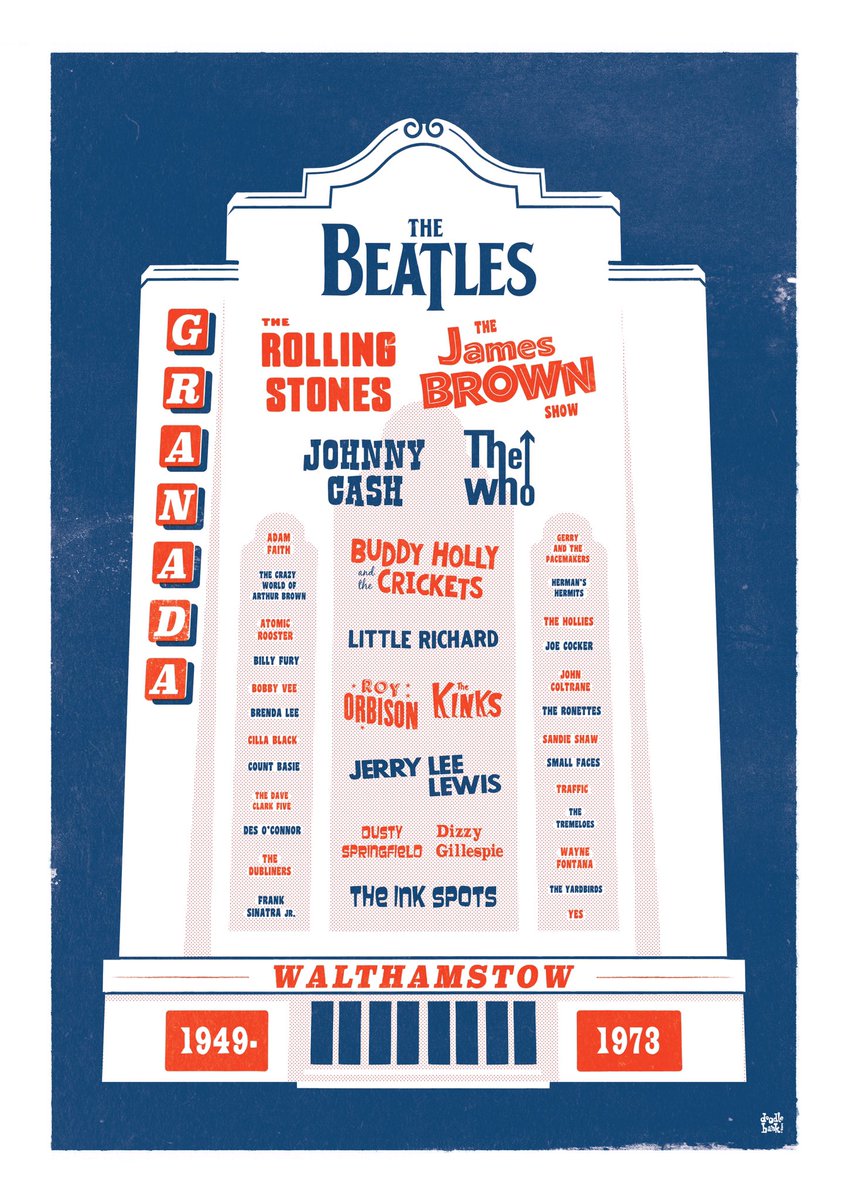 Thanks to all that helped, here’s the finished print. I hope to have some ready for <a href="/E17Designers/">E17 Designers</a> #WalthamstowGardenParty Saturday #E17Granada #E17