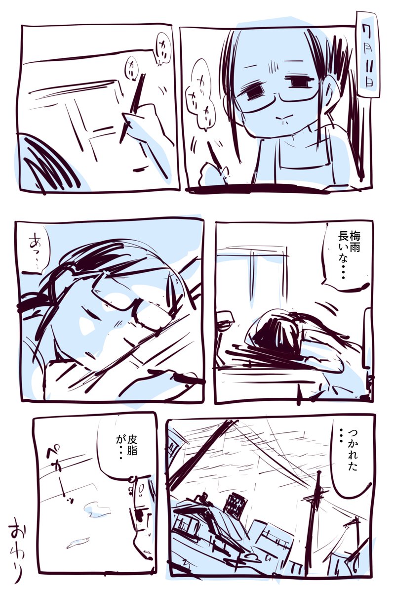 つかれ気味 