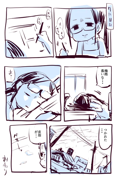つかれ気味 