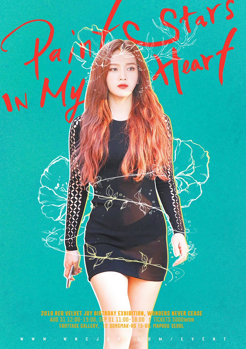 WNCJOYevent's tweet photo. 🌟별을 그리다
「 Paint Stars In My Heart 」💫 

RED VELVET JOY
2019 Birthday Exhibition (Aug 31~Sep 01)

Wonders Never Cease
@WNCJOY @WNCJOYevent

https://t.co/g0KMDQVCSm https://t.co/BHfPrzoD6C