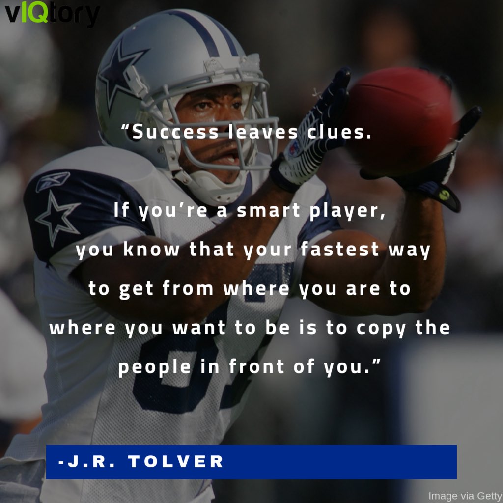 vIQtorySports's tweet photo. “Success leaves clues.

If you’re a smart player, you know that your fastest way to get from where you are, to where you want to be, is to copy the people in front of you” https://t.co/ahr836VgmV