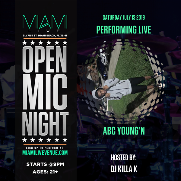 RRYOUNGIN's tweet photo. I'm performing at Miami LIVE Open Mic 7/13/19 come check me out! #Coast2Coast https://t.co/fvOJjNnRob