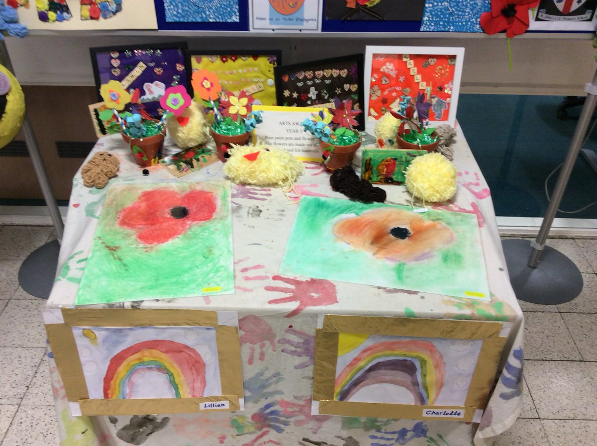 ValleyArts4's tweet photo. Pop along and have a look at our wonderful exhibition @RipleyLibraries by the fabulous @ArtsAward children @st_johnripley exhibited until July 18th. #proud #artsambassadors https://t.co/ZBmtT6Ch7v