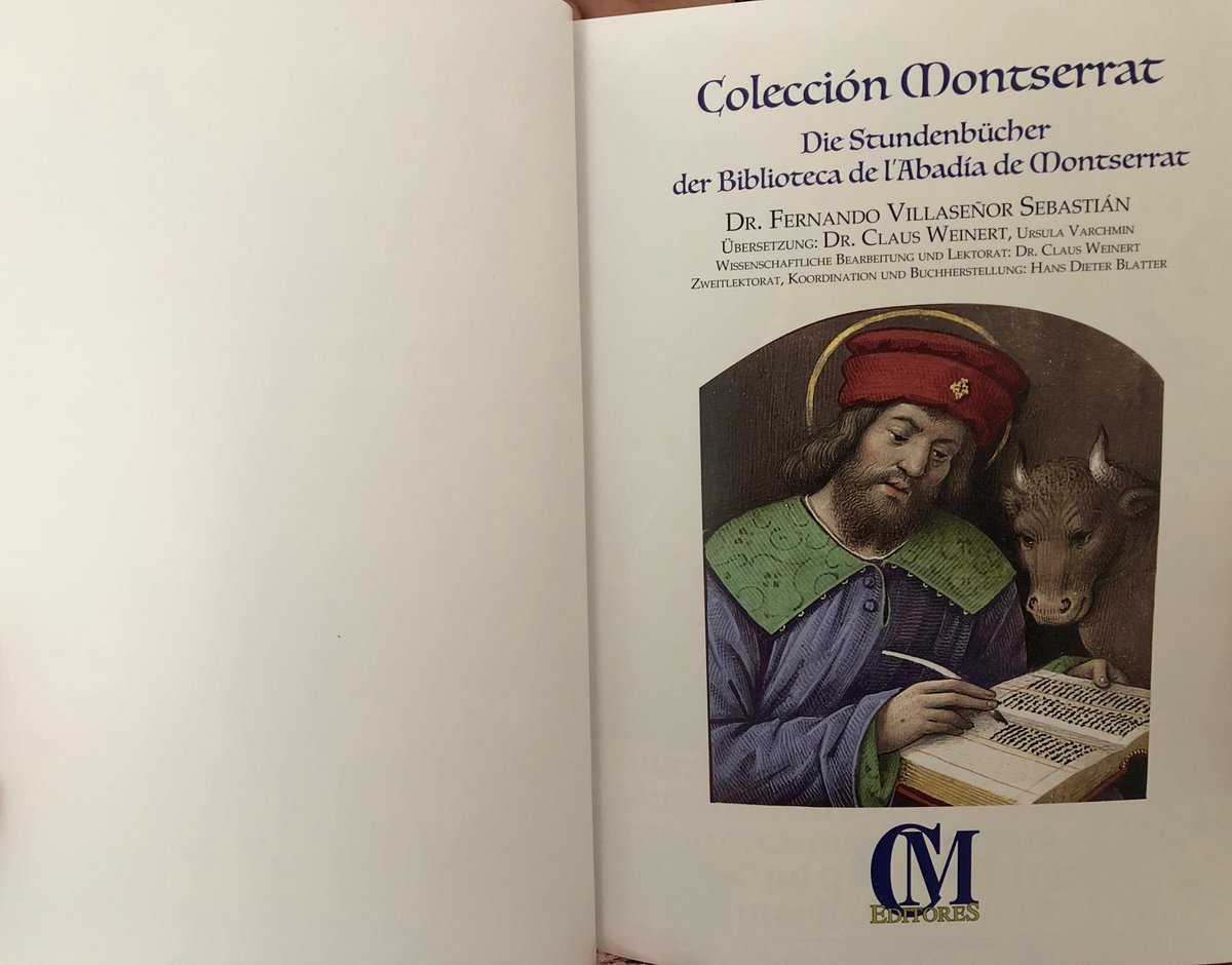 Blick auf die Titelseite des gerade erschienenen Montserrat-Kommentars!