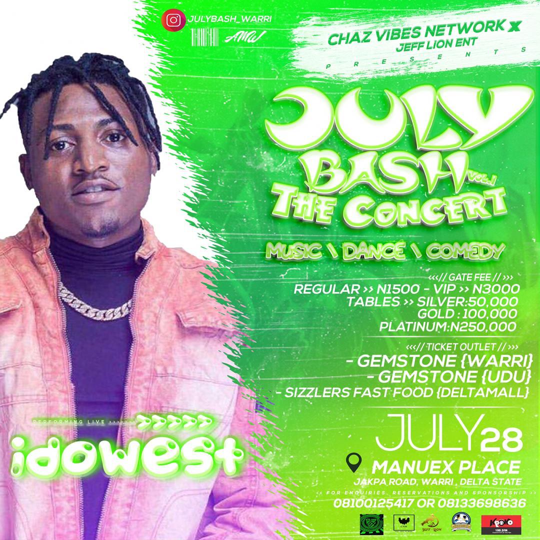 Rogueslayers_ng's tweet photo. JULY BASH THE CONCERT
Music \ Dance \ Comedy
#JulyBash #Rogueslayers https://t.co/C6X7oYdeZD